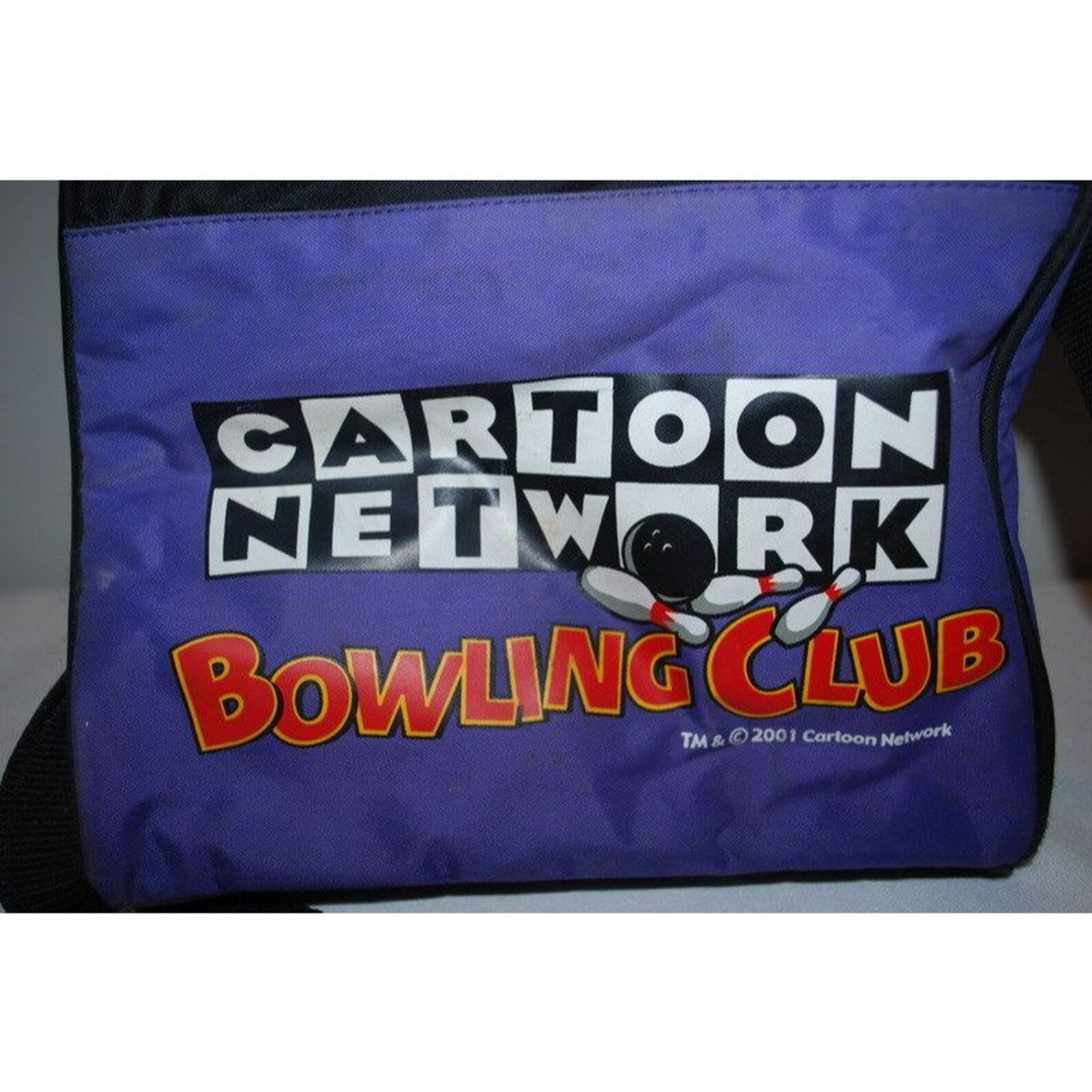 Vintage Cartoon Network Bowling Club Ball Bag Purple Black Nylon 2001 Etsy