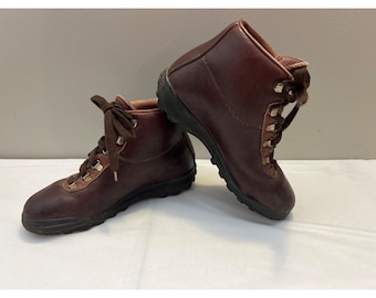 Vintage Vasque Hiking Boots Skywalk Goretex Blue Brown Ankle  display picture 2