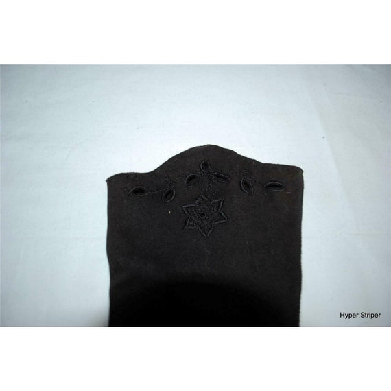 Vintage Ladies Black Gloves Evening Long West Ger… - image 2