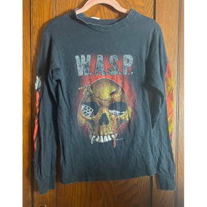 Wasp 1984 Tour Shirt - Etsy