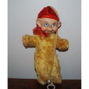 Vintage Walt Disney Gund DOPEY Rubber Face Foam Stuffed Doll Toy 1950s?