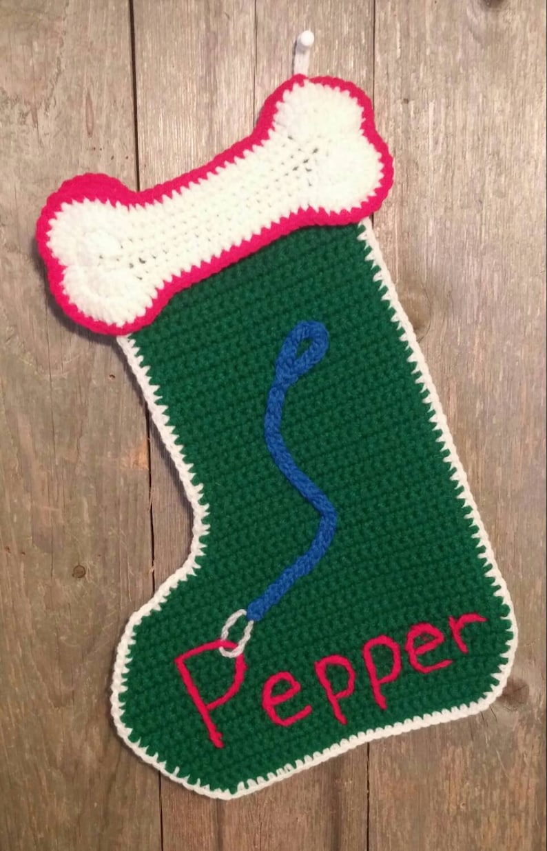 Personalized Pet Christmas Stocking Dog Christmas Stocking Etsy
