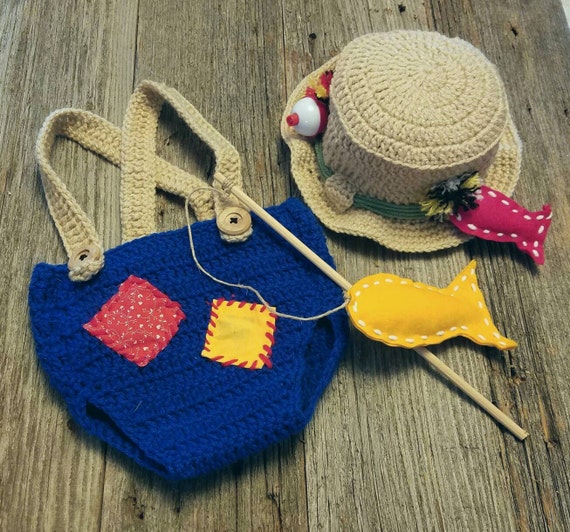 Crochet baby hotsell fisherman outfit pattern