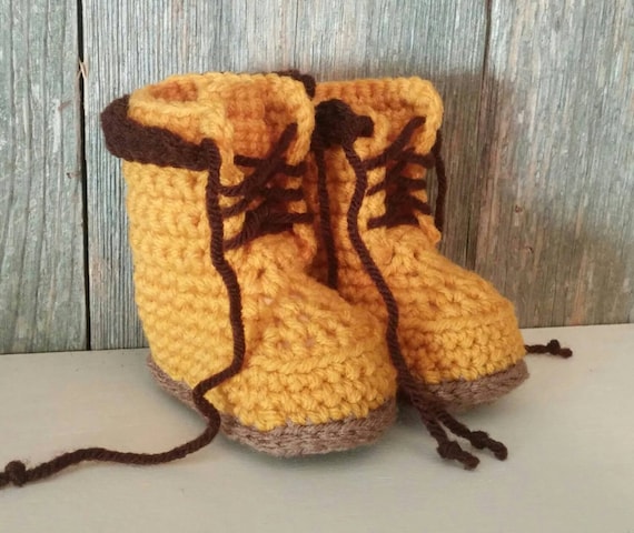 crochet timberland boots