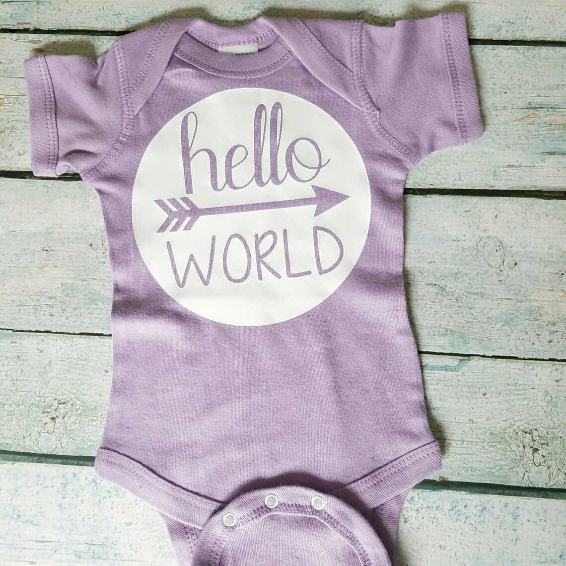 Hello World Shirt / Newborn Outfit / Baby Shirt / Baby Outfit Etsy