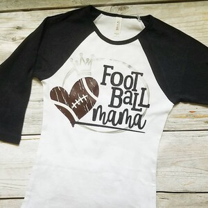 FootBall Mama Raglan, Football mom shirt, Football Shirt, Football Raglan, womens football raglan, football mama long sleeve, fall shirt