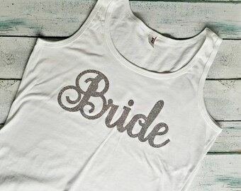 Bride Tank Top / Wedding Tank Top / Wedding / Bride Accesories / Bride Shirt