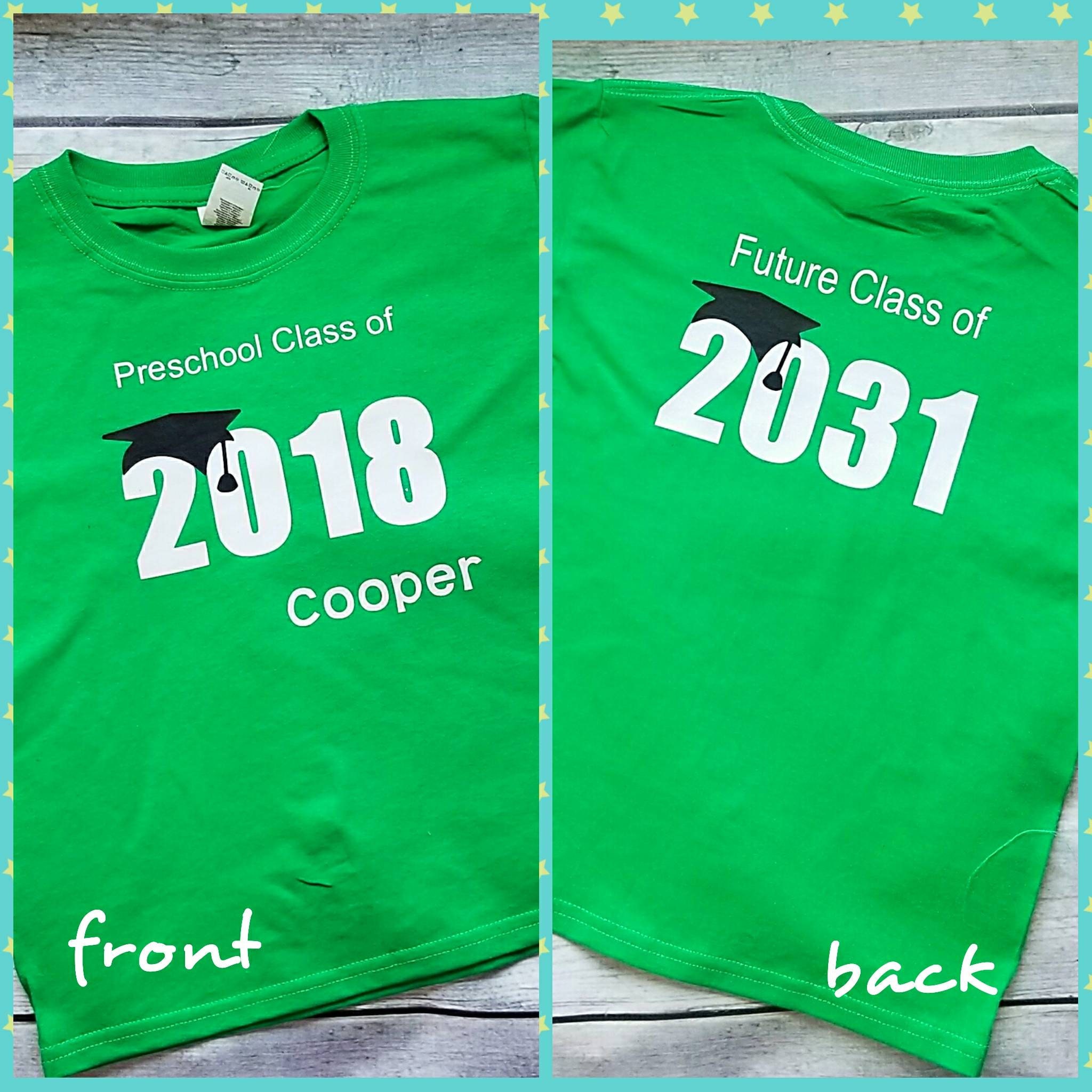 Preschool Graduation Shirt 2022 / Preschool Graduation Gift / Preschool Graduation / Graduation Shirt / Pre-K, Future class of shirt