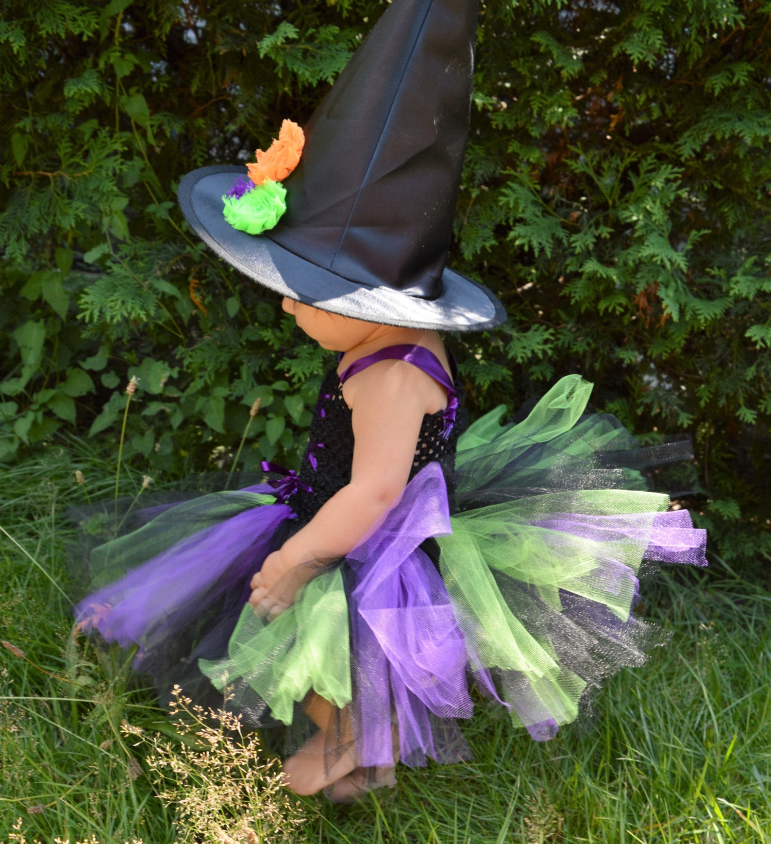 Little Witch Costume Witch Tutu Costume Baby Witch Costume Etsy