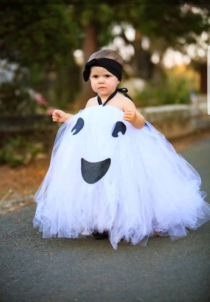 Little Ghost Costume, Cute Ghost Costume, Baby Ghose Costume, Adorable Baby Costume, Baby Halloween Costume, Tutu Halloween Costume, Ghost image 9