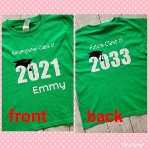 Kindergarten Graduation Shirt / Kindergarten Graduation Gift,  Kindergarten Graduation / Graduation Shirt / future class of shirt