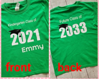 Kindergarten Graduation Shirt / Kindergarten Graduation Gift,  Kindergarten Graduation / Graduation Shirt / future class of shirt