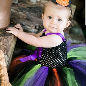 Little Witch Costume, Witch Tutu Costume, Baby Witch Costume, Adorable Baby Costume, Baby Halloween Costume, Tutu Halloween Costume, Witch