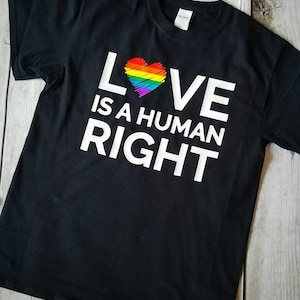 Love is a Human Right Shirt, Pride Shirt, LGBTQ Shirt