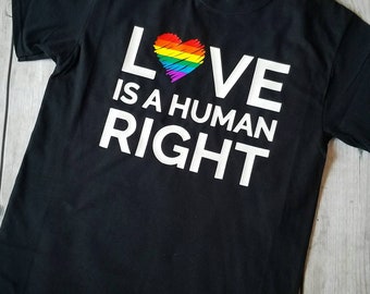 Love is a Human Right Shirt, Pride Shirt, LGBTQ Shirt