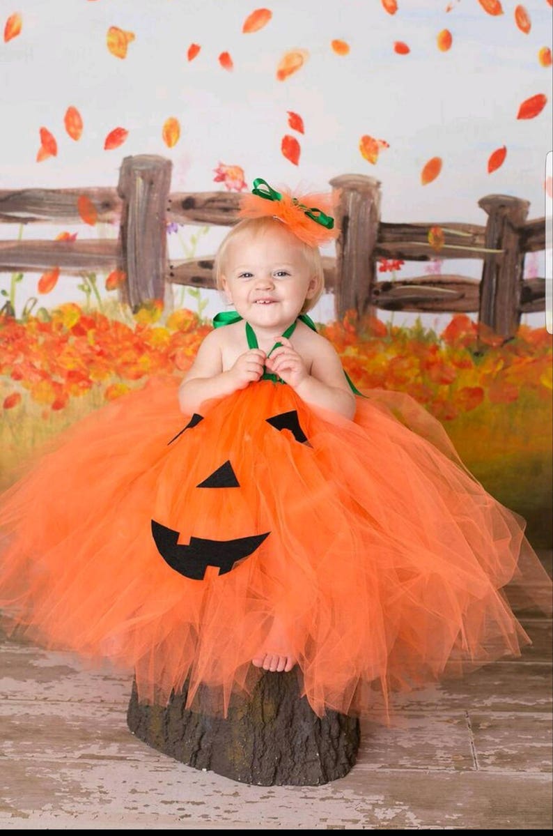 Little Pumpkin Costume Jack O Lantern Costume Baby Pumkin - Etsy