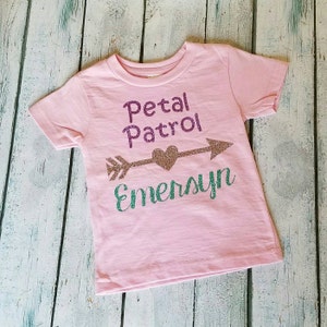 Petal Patrol Shirt / Flower Girl Shirt / Wedding / Flower Girl Gift / Petal Patrol gift