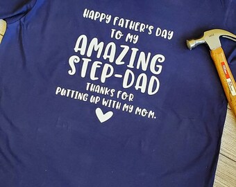 Happy Fathers Day Step Dad Shirt, Step Dad shirt, Bonus Dad