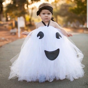 Little Ghost Costume, Cute Ghost Costume, Baby Ghose Costume, Adorable Baby Costume, Baby Halloween Costume, Tutu Halloween Costume, Ghost