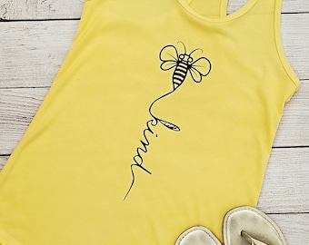 Bee Kind Tank Top, Always be kind, kindness tank, mindfulness tank, Yoga Tank Top, yoga, work out tank, Yoga clothes, boho tank,