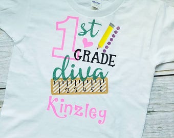 Back to School Shirts, Preschool shirt, prek shirt, kindergarten shirt, 1st grade shirt, 2nd grade shirt, 3rd grade shirt, 4th grade shirt