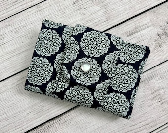 Boho Women's Fabric Billfold, Wallet, Credit Card Holder, Womens Wallet, Womens Billfold