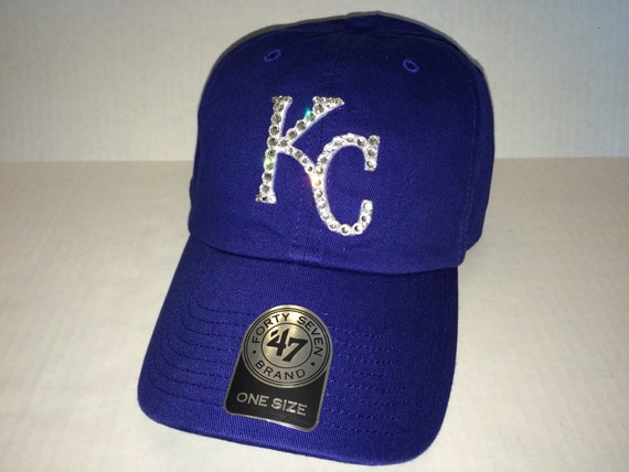 Swarovski Crystal Bling Kansas City Royals Adjustable Hat | Etsy