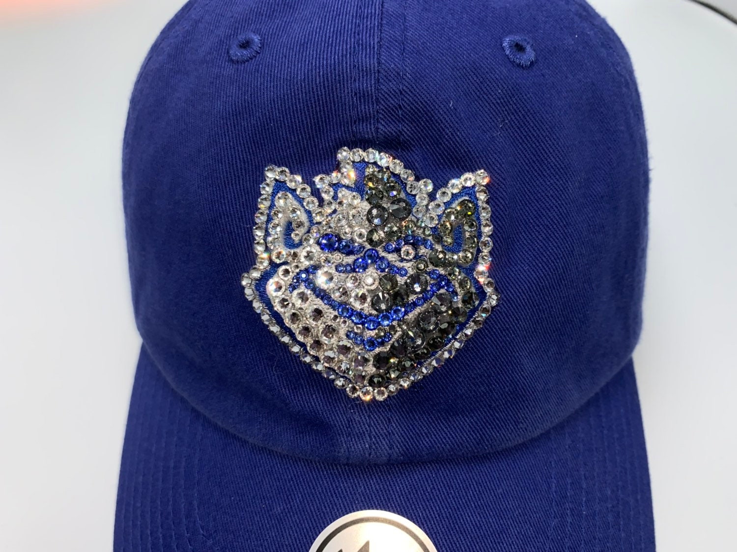 Swarovski crystal embellished UM adjustable flower print hat il_fullxfull.3887201957_qh3z.jpg main image 3