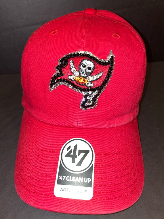 Swarovski Crystal Bling Tampa Bay Buccaneers Adjustable Hat  display picture 1