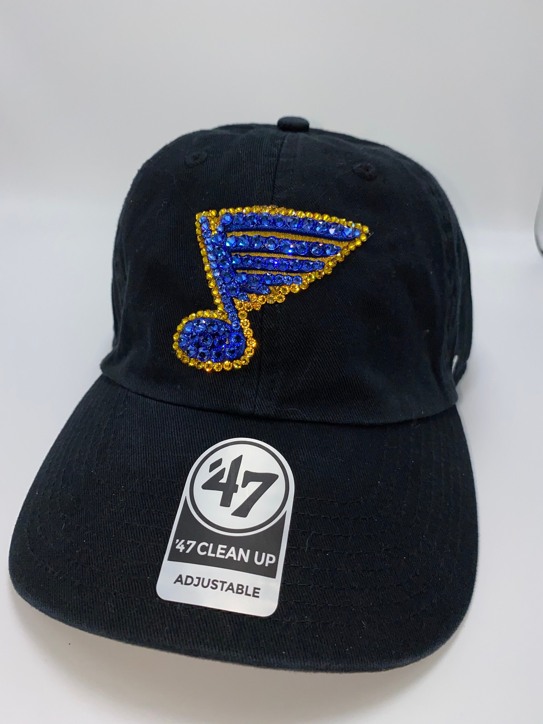 Swarovski Crystal Bling St. Louis Blues Adjustable Hat | Etsy