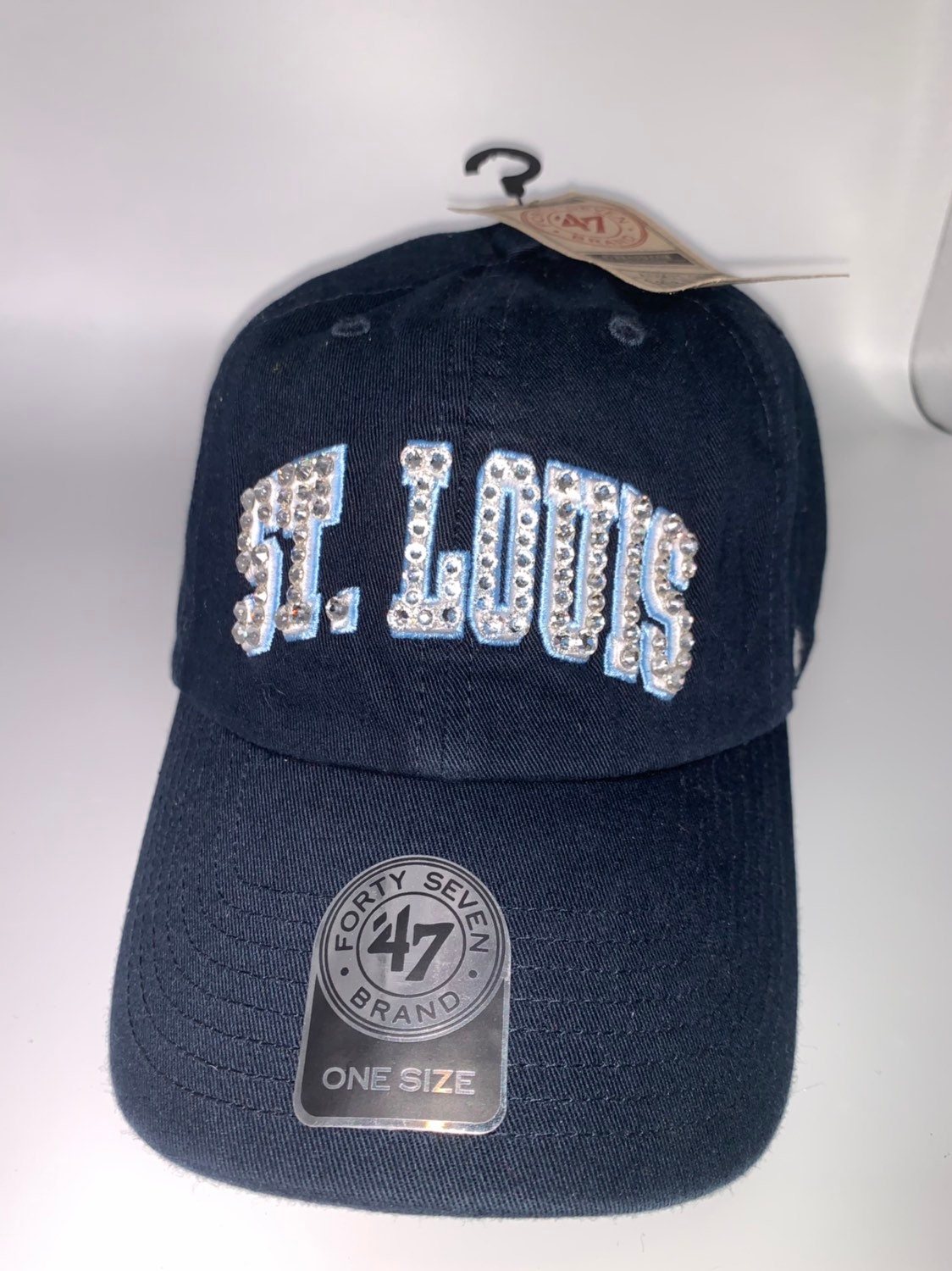 Swarovski crystal bling St. Louis Cardinals adjustable hat | Etsy