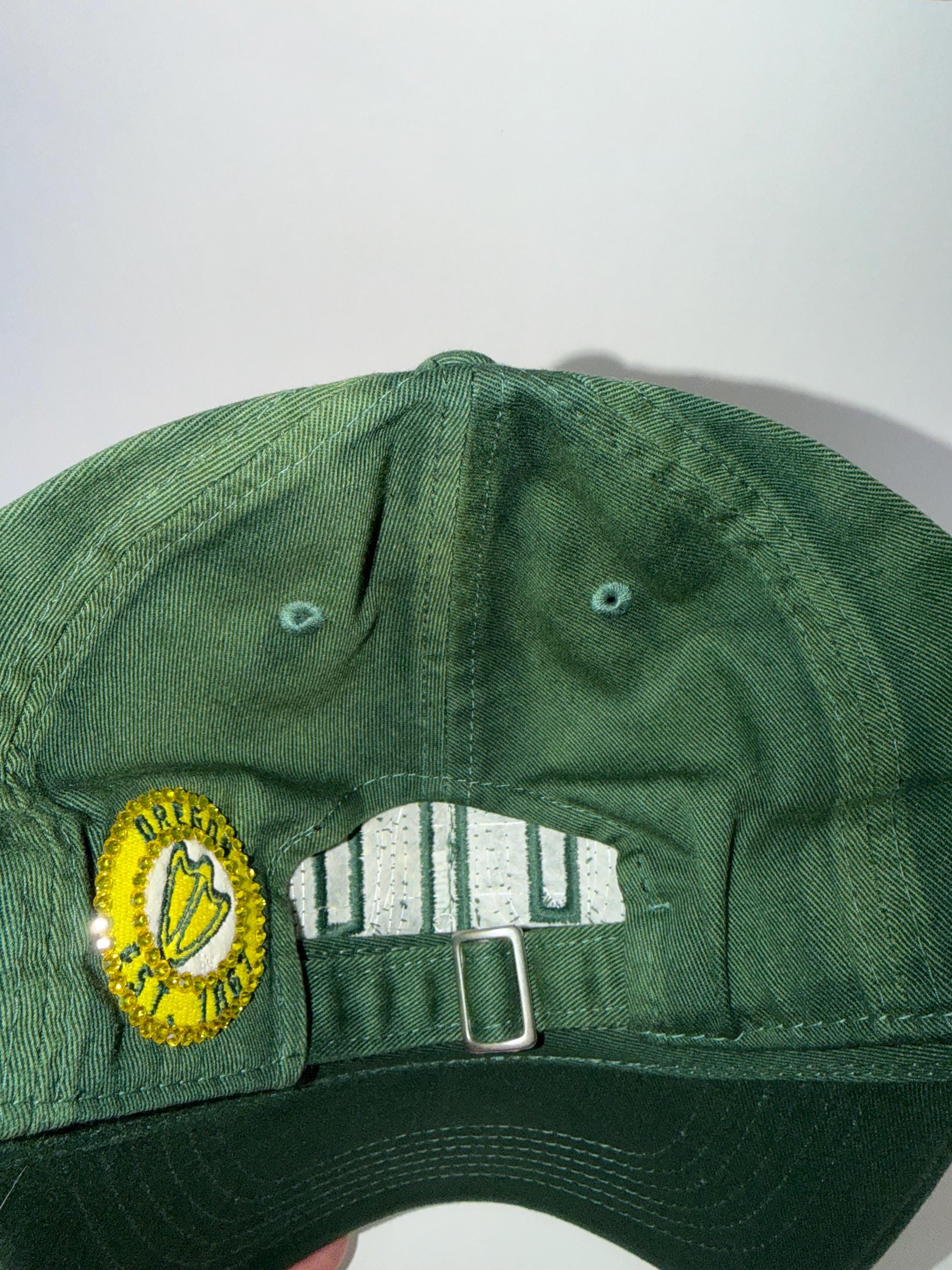 Swarovski Crystal Bling University of Oregon Adjustable Hat  display picture 3