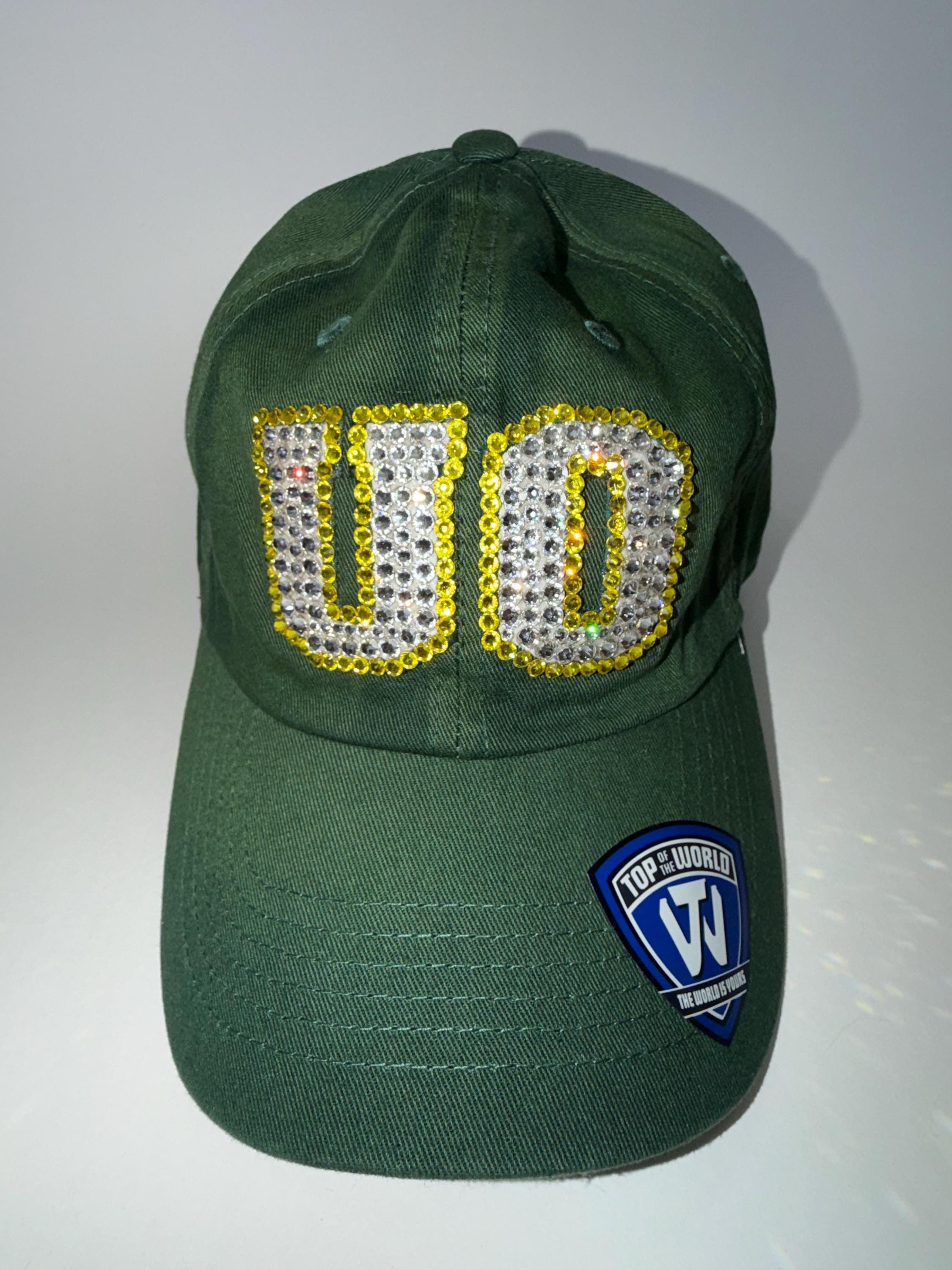 Swarovski Crystal Bling University of Oregon Adjustable Hat  display picture 2