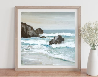 Ocean Art Print | Seascape Painting | Ocean Wall Art by Katie Jobling
