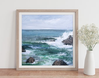 Ocean Art Print | Seascape Painting | Ocean Wall Art by Katie Jobling