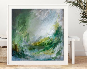 Abstract Art Print, Contemporary Painting, Abstract Wall Art by Katie Jobling