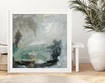 Abstract Art Print, Modern Wall Hangings, Beige Painting Landscape, Fine Art Prints, Minimalist Home Decor