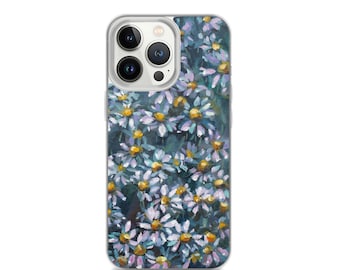 Art Floral Daisy iPhone Case, Cute Daisies Phone case, iPhone 13, iPhone 12 Pro Max, iPhone 13 Mini, iPhone 11 Pro Max case, iPhone 7 Plus