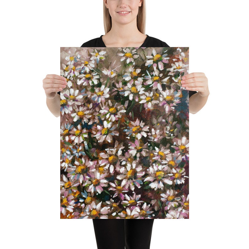 Daisy Print, Flower Wall Art, Botanical Print, Floral Home Decor image 4