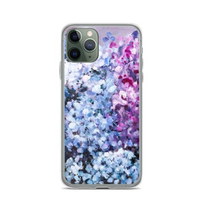 Hydrangea Floral iPhone Case, Flower Phone case, iPhone 13, iPhone 12 Pro Max, iPhone 13 Mini, iPhone 11 Pro Max case, iPhone 7 Plus image 8