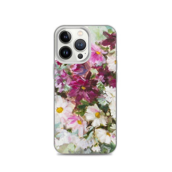 Compatible Coque iPhone 13 Pro Max Fleurs Aesthetic Femme Housse