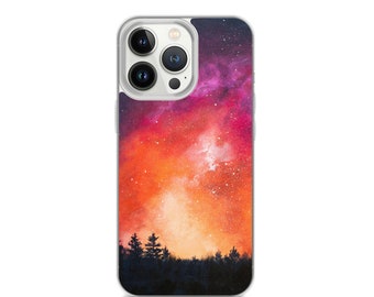 Galaxy Space Stars Nebula Cosmos iphone case, Northern Lights iphone case, iPhone 13, iPhone 12 Pro Max, iPhone 13 Mini