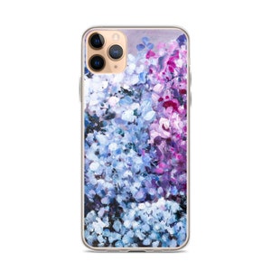 Hydrangea Floral iPhone Case, Flower Phone case, iPhone 13, iPhone 12 Pro Max, iPhone 13 Mini, iPhone 11 Pro Max case, iPhone 7 Plus image 9