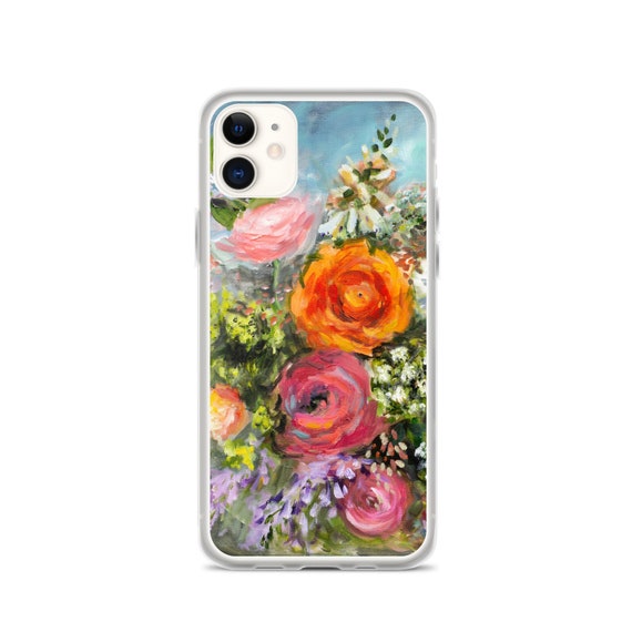 Colorful Floral Iphone Case Flower Case For Phone Iphone 13 Etsy