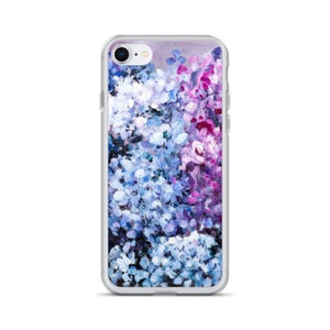 Hydrangea Floral iPhone Case, Flower Phone case, iPhone 13, iPhone 12 Pro Max, iPhone 13 Mini, iPhone 11 Pro Max case, iPhone 7 Plus image 6