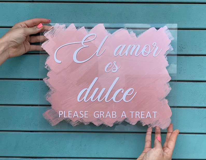 Custom Acrylic Sign Etsy