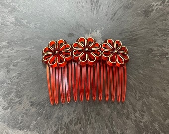 Vintage 80s Plastic Hair Comb