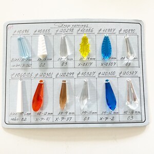 Vintage acryl charmes drop oorbellen kraal monster kaart verkoper kaart