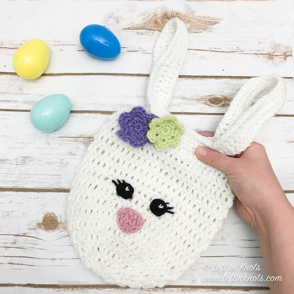 Crochet Mini Bunny Bag Pattern PDF Download - a crochet pattern for spring and Easter