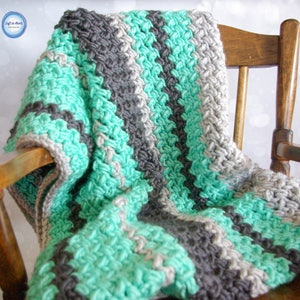 Baby Bean Baby Blanket Crochet PATTERN PDF Download